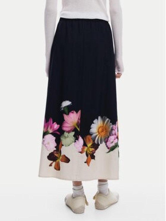Desigual Spódnica trapezowa Lindo 25SWFW18 Czarny Regular Fit