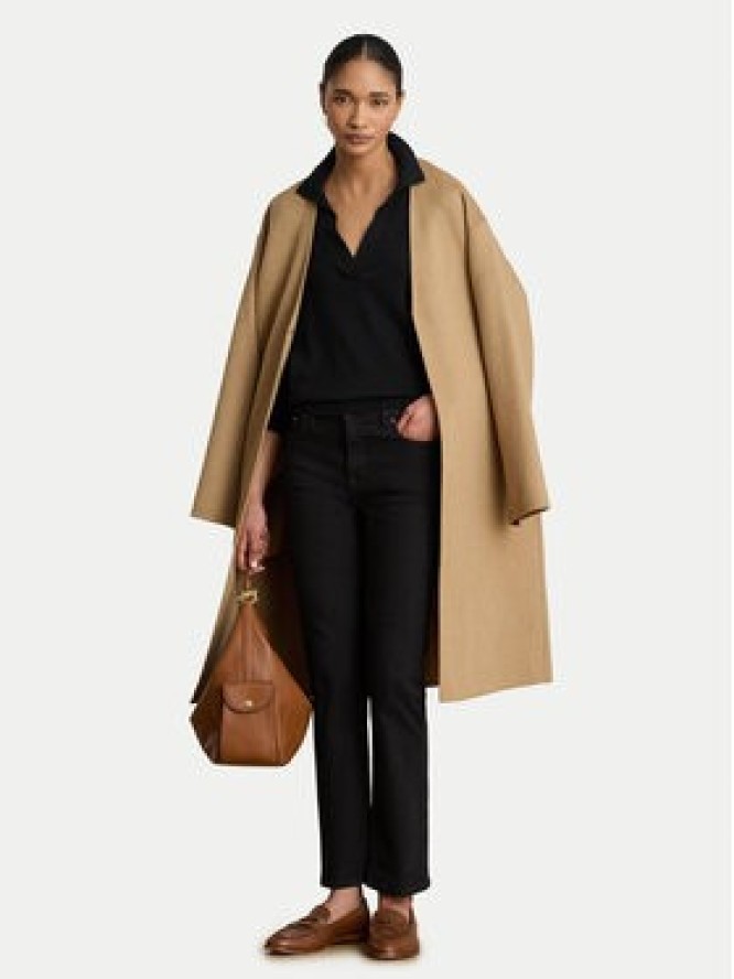 LAUREN RALPH LAUREN Sweter 200P14056002 Czarny Regular Fit