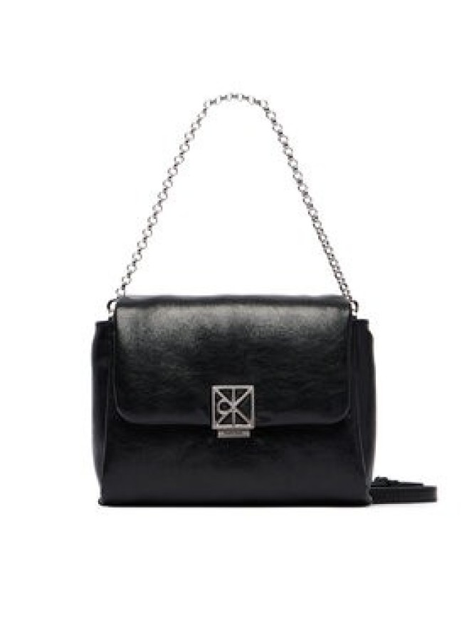 Calvin Klein Torebka Emblem Hw Padded Crossbody LV04F3620G Czarny