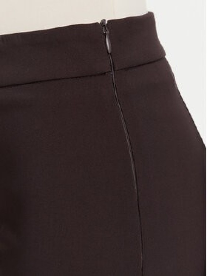 Rinascimento Spodnie materiałowe CFC0130135003 Brązowy ciemny Flare Fit