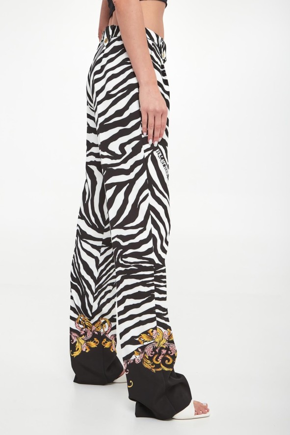 Spodnie damskie zwierzęcy wzór VERSACE JEANS COUTURE