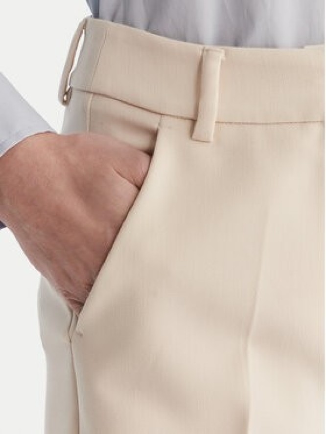 Weekend Max Mara Spodnie materiałowe Rana 2615131021 Écru Slim Fit