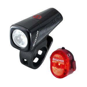 Zestaw oświetlenia rowerowego przód i tył Sigma Buster 150 - Nugget Flash