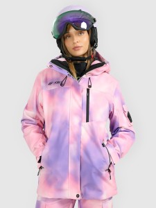 4F Kurtka snowboardowa membrana 15000 damska - multikolor M