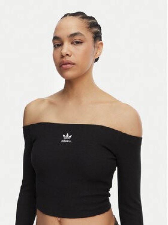 adidas Bluzka Essentials KE3150 Czarny Slim Fit
