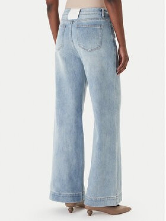 Eleh Jeansy EL112 Niebieski Wide Leg