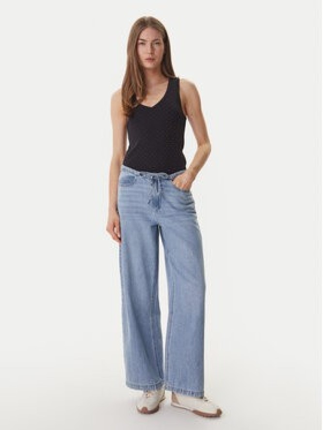 DKNY Jeansy DJ6G4184 Niebieski Wide Leg