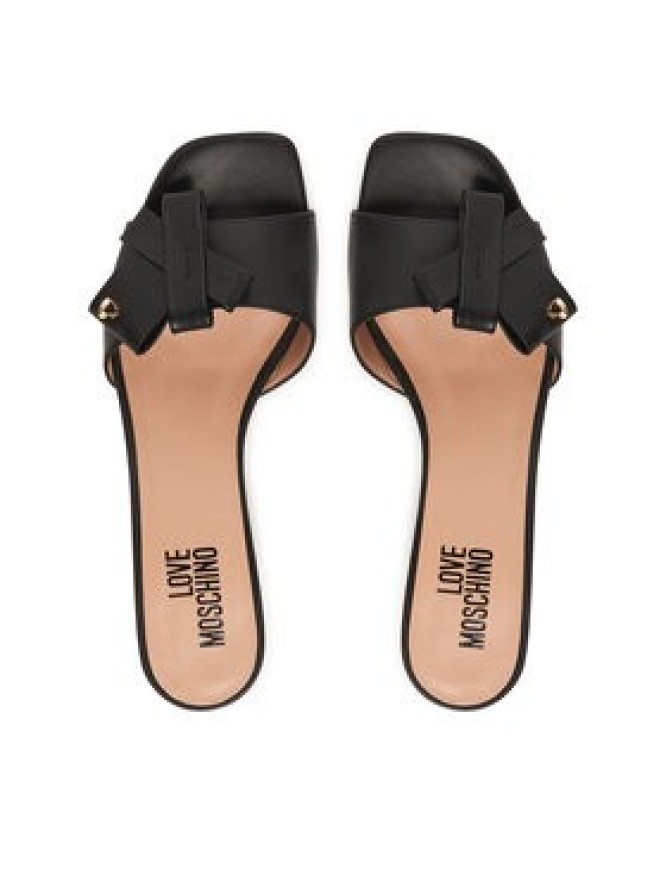 LOVE MOSCHINO Klapki JA28115G0OIE0000 Czarny