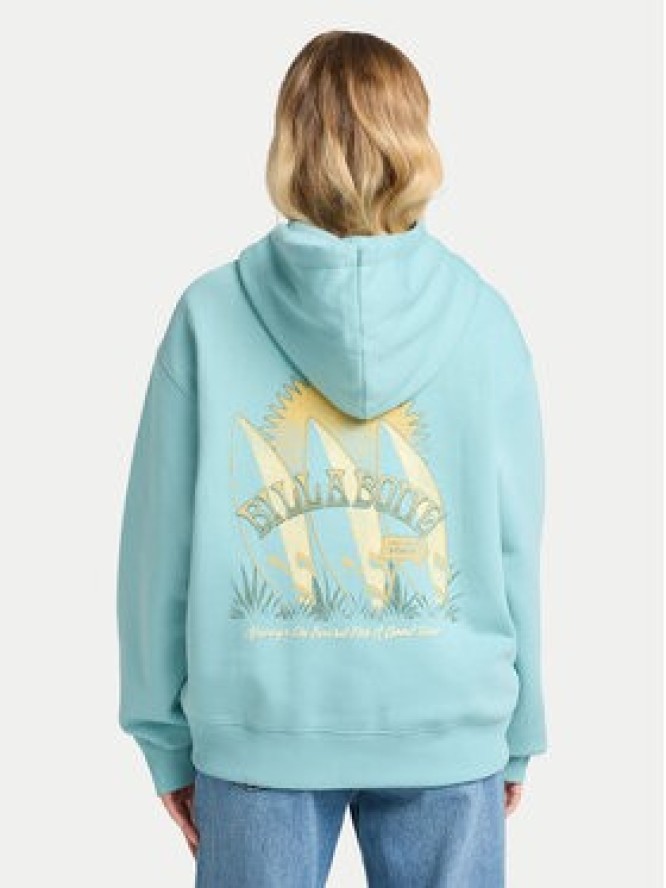 Billabong Bluza Ready And Set EBJSF00184 Turkusowy Loose Fit