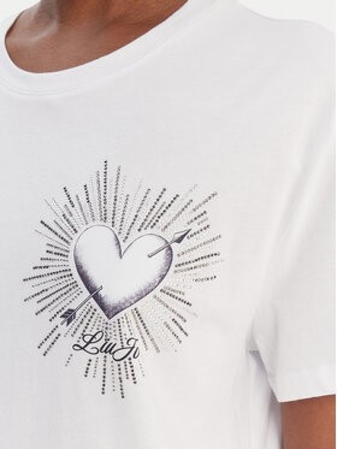 Liu Jo T-Shirt WA6163 JS904 Biały Relaxed Fit