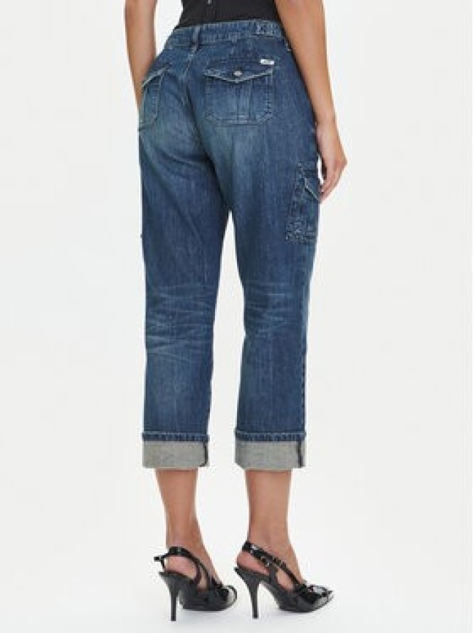 Guess Jeansy W5YA2D D5R0D Granatowy Straight Leg