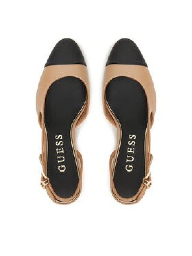 Guess Czółenka FLTLOI LEA05 Beżowy