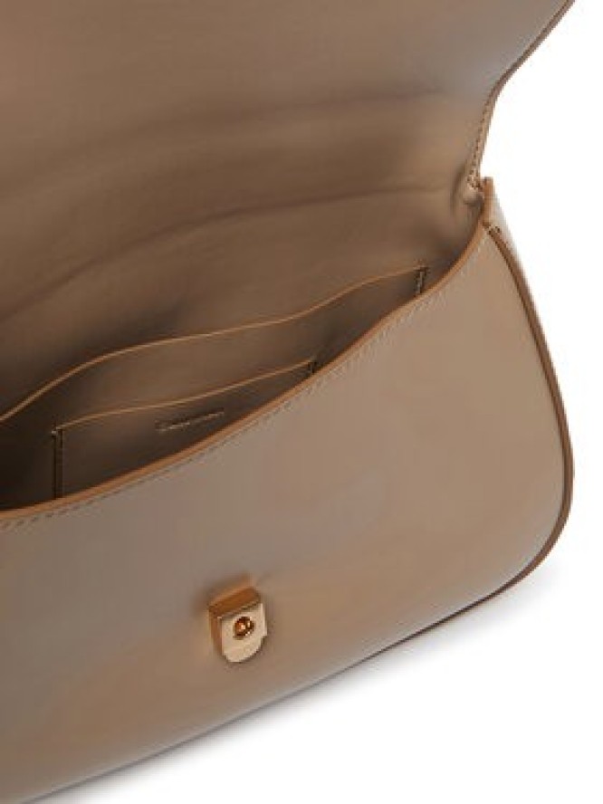 Calvin Klein Torebka Ck Convertible Chain Medium Bag LV04F3171G Beżowy