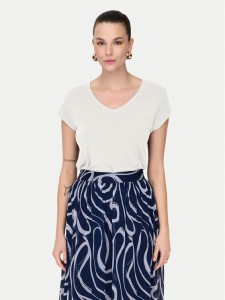 ONLY T-Shirt Rilla 15315776 Biały Regular Fit