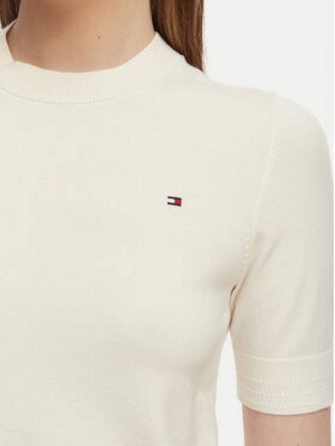Tommy Hilfiger Sweter WW0WW49705 Żółty Slim Fit