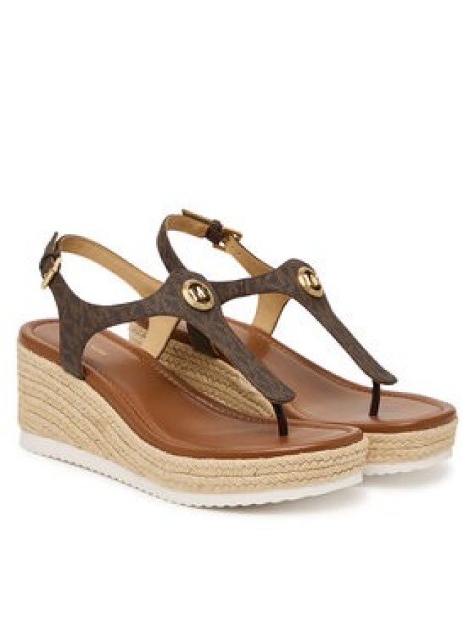 MICHAEL Michael Kors Espadryle Val Thong Wedge 40S6VAMS1B Brązowy