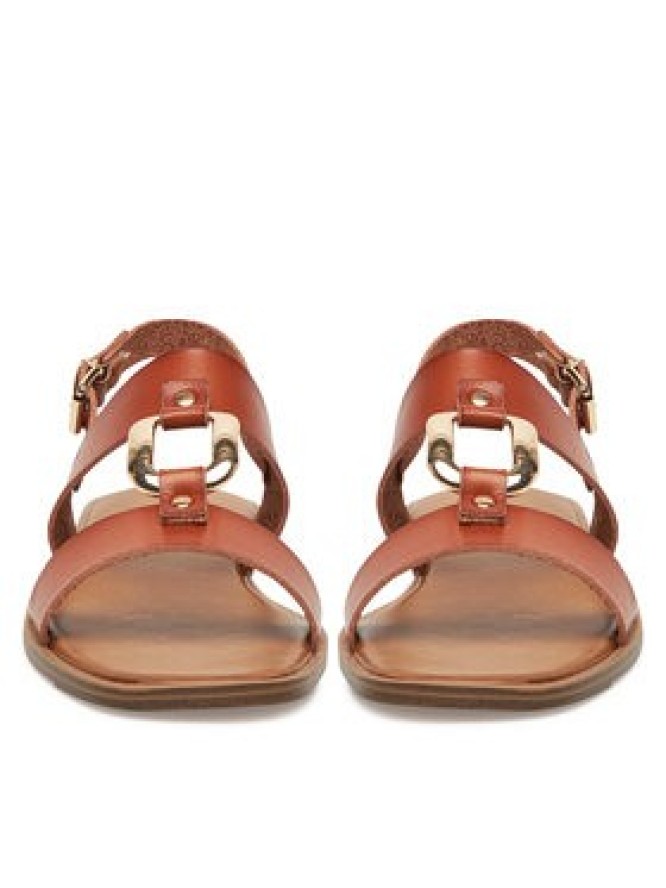 JENNY Sandały WS6561-02A Brązowy