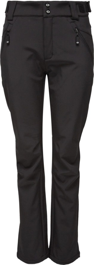 LOAP Luslana Damskie Spodnie Softshell, Czarny, XL