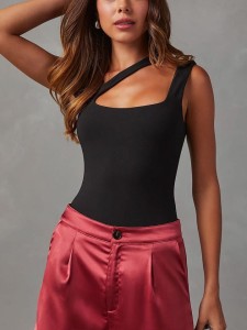 Milan Kiss Top w kolorze czarnym rozmiar: S