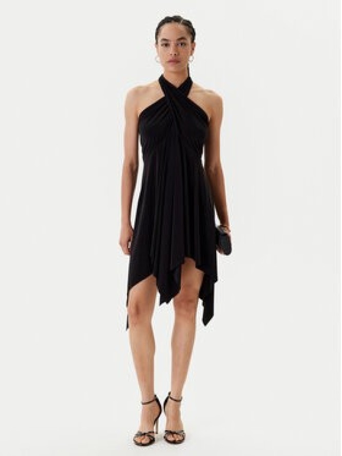 NORMA KAMALI Sukienka koktajlowa KK1253PL213001 Czarny Slim Fit