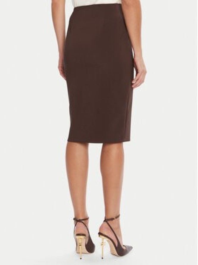 Rinascimento Spódnica ołówkowa CFC0125230003 Brązowy Slim Fit
