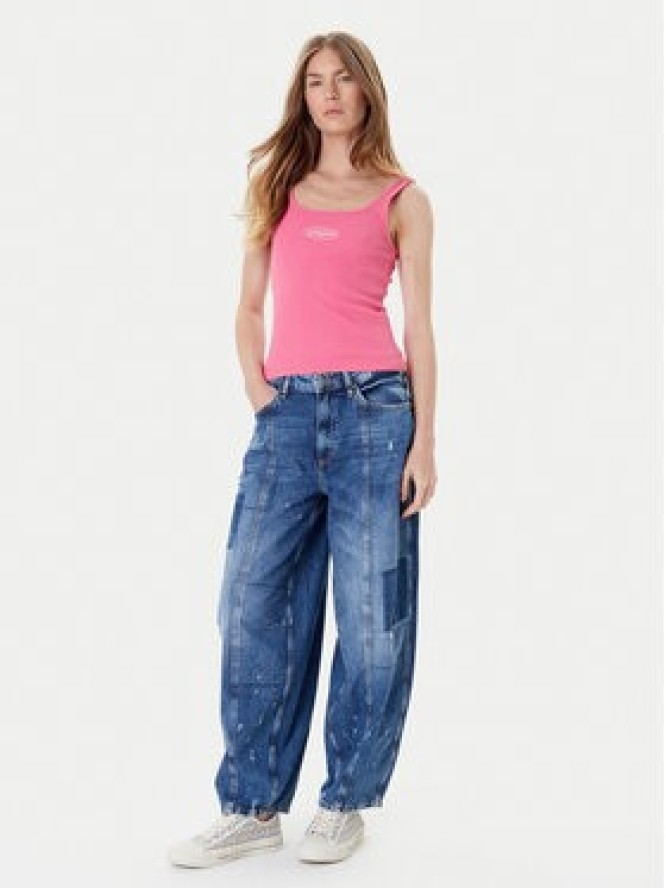 Guess Jeansy W5YG69 D5R01 Niebieski Tapered Fit