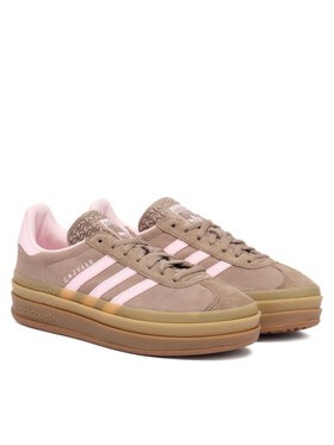 adidas Sneakersy Gazelle Bold JQ6436 Brązowy