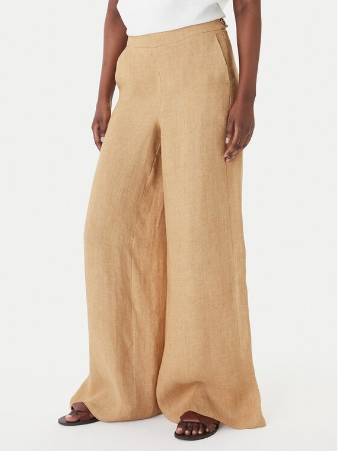 Marella Spodnie palazzo Ottelia 2613131062 Beżowy Wide Leg