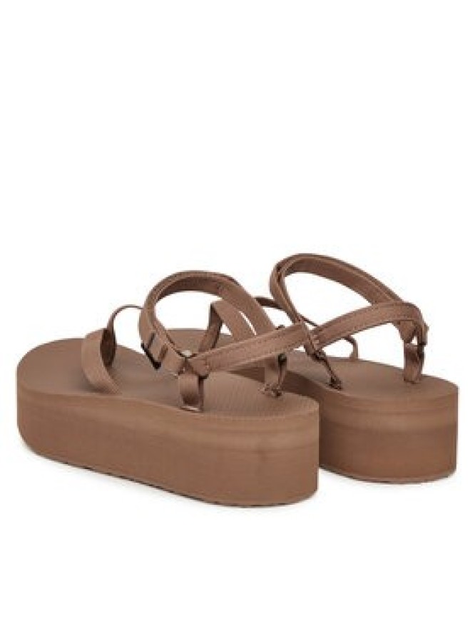 Teva Sandały Flatform Slim 1164630 Brązowy