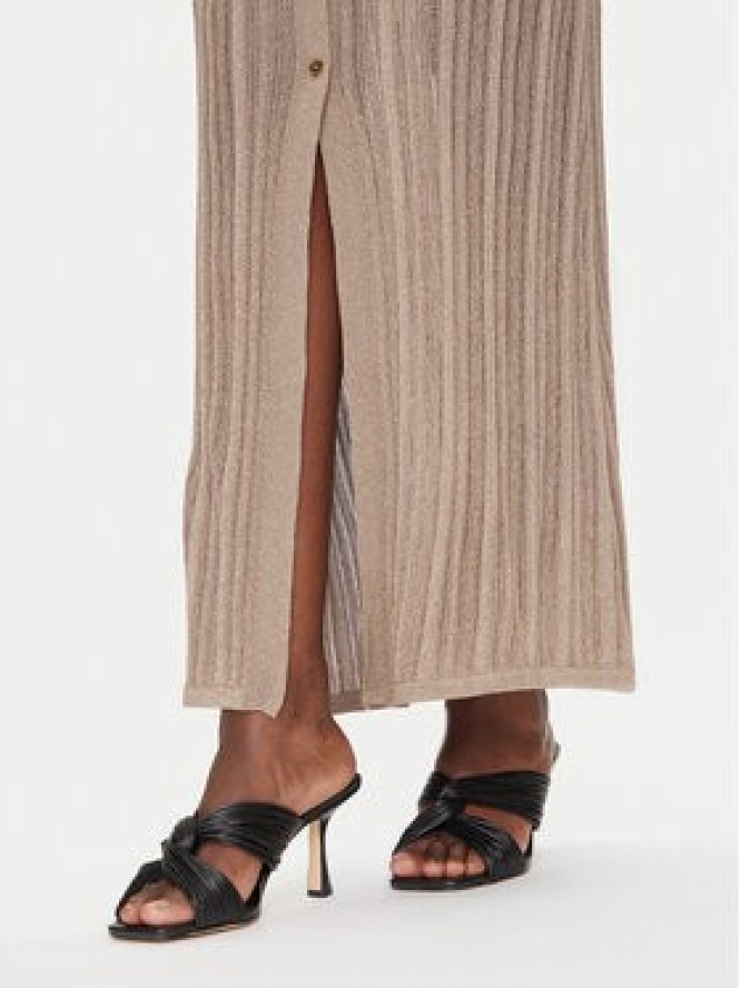 Marciano Guess Sukienka dzianinowa 5GGK48 5811Z Beżowy Slim Fit