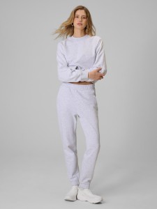 4F Spodnie dresowe joggery damskie - szare XL
