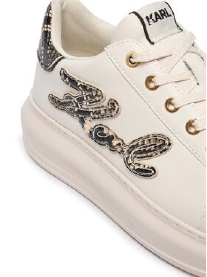 KARL LAGERFELD Sneakersy Kapri Embro KL62517P Biały