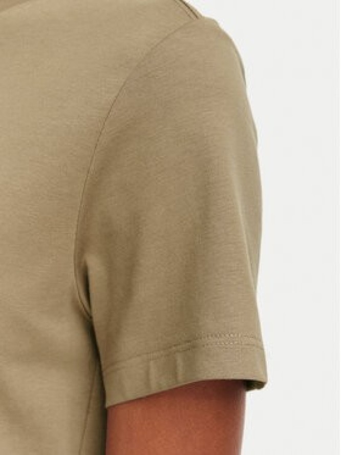 The North Face T-Shirt Evolution Simple Dome Slm NF0A8FX7 Brązowy jasny Regular Fit