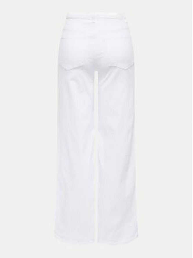 ONLY Jeansy Madison 15310632 Biały Wide Leg