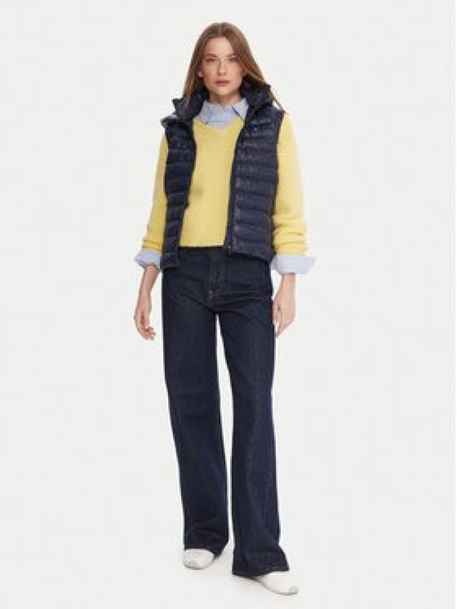 Tommy Hilfiger Bezrękawnik WW0WW47352 Granatowy Slim Fit