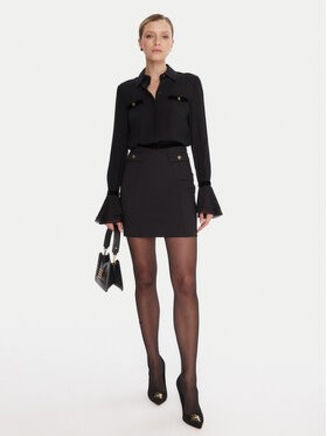 Elisabetta Franchi Koszula CA-131-57E2-V390 Czarny Regular Fit