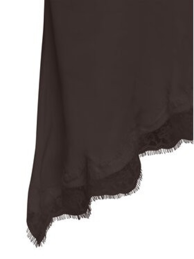 ONLY Spódnica midi Faraya 15380116 Brązowy ciemny Slim Fit