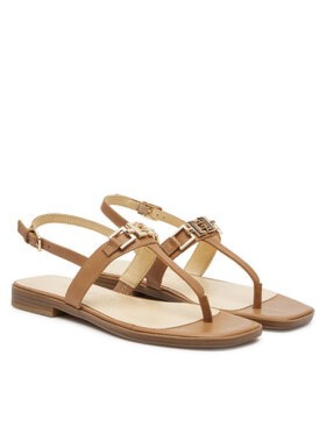 Guess Sandały FLJREL LEA21 Brązowy