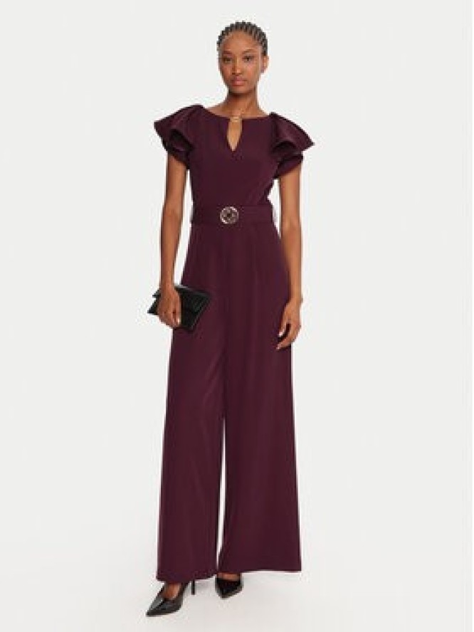 Rinascimento Kombinezon CFC0125317003 Bordowy Regular Fit