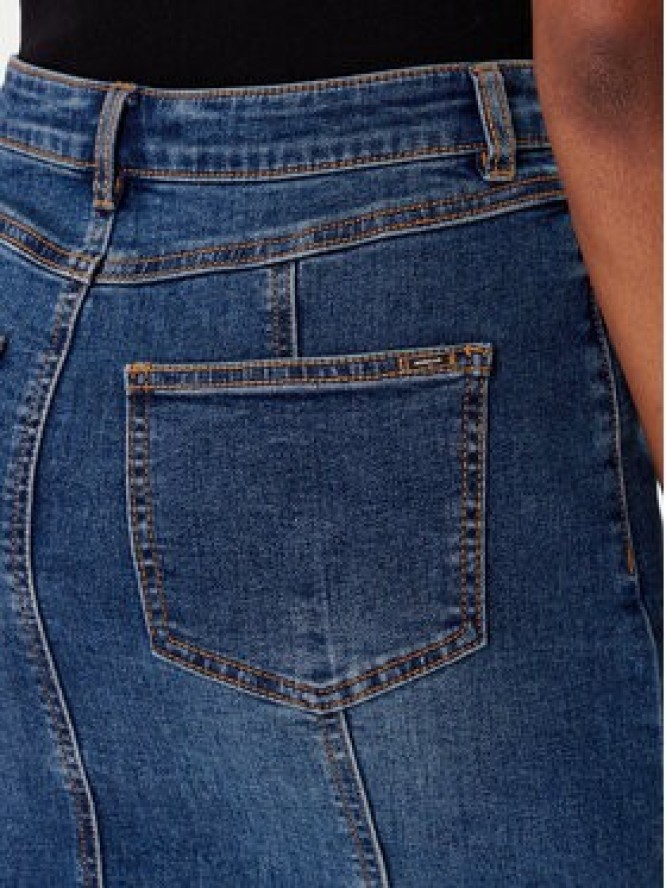 Morgan Spódnica jeansowa 252-JAFTER Niebieski Slim Fit