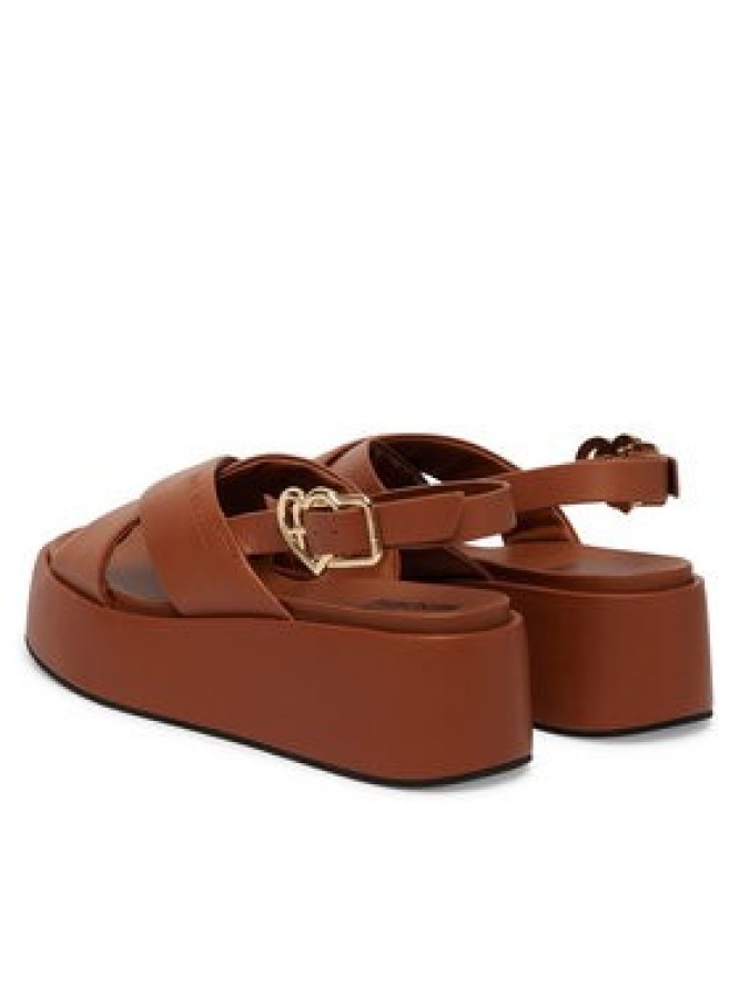 LOVE MOSCHINO Sandały JA16137I0OIA0200 Brązowy