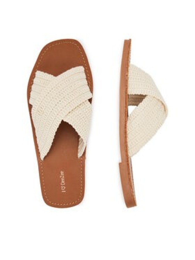 DeeZee Klapki E4736-1 Beżowy