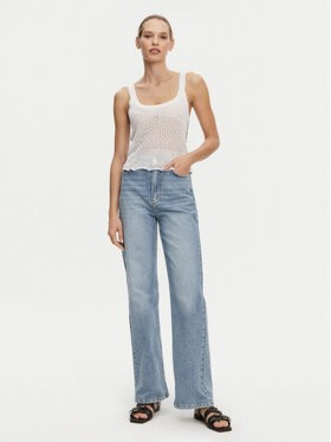 PINKO Top 104642 A2EB Z04 Biały Regular Fit