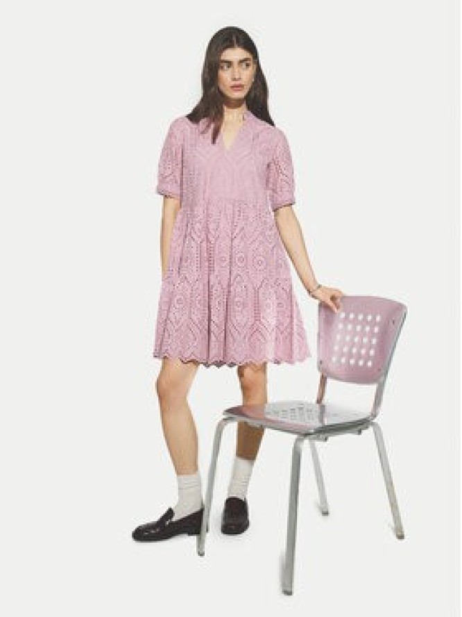 YAS Sukienka letnia Holi 26027163 Różowy Regular Fit