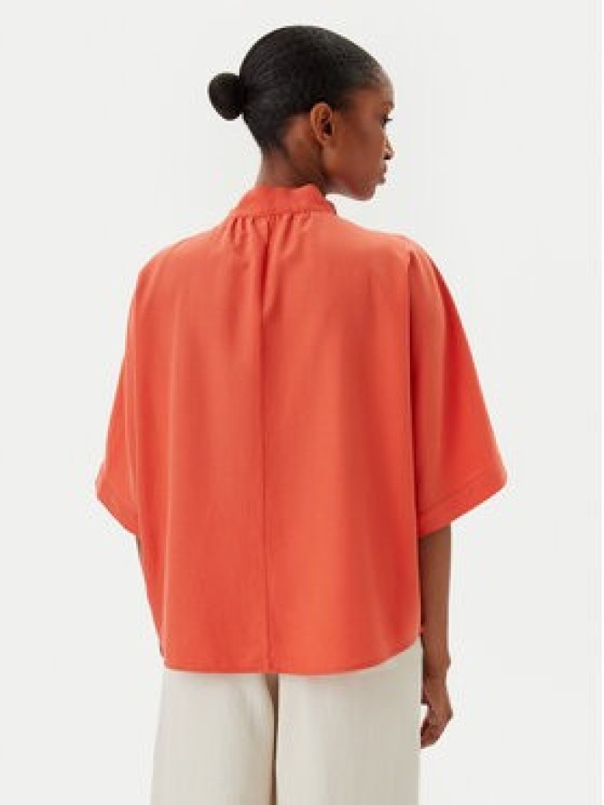 Marc O'Polo Bluzka 503 0840 41013 Czerwony Relaxed Fit