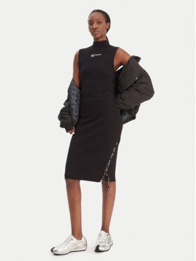 Karl Lagerfeld Jeans Sukienka dzianinowa B1W13041 Czarny Slim Fit