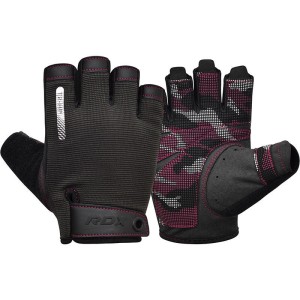 Rękawiczki gimnastyczne T2 - Half Finger - Różowy - L