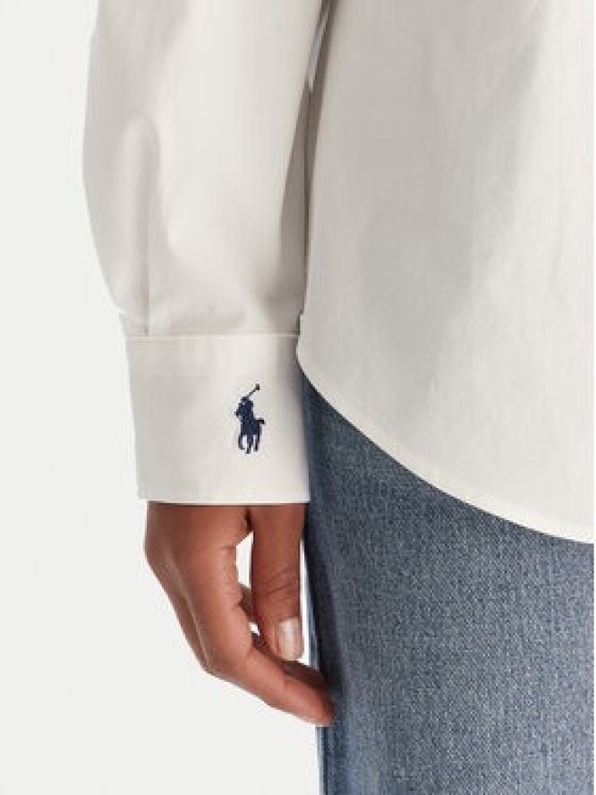 Polo Ralph Lauren Koszula 211941509002 Biały Slim Fit