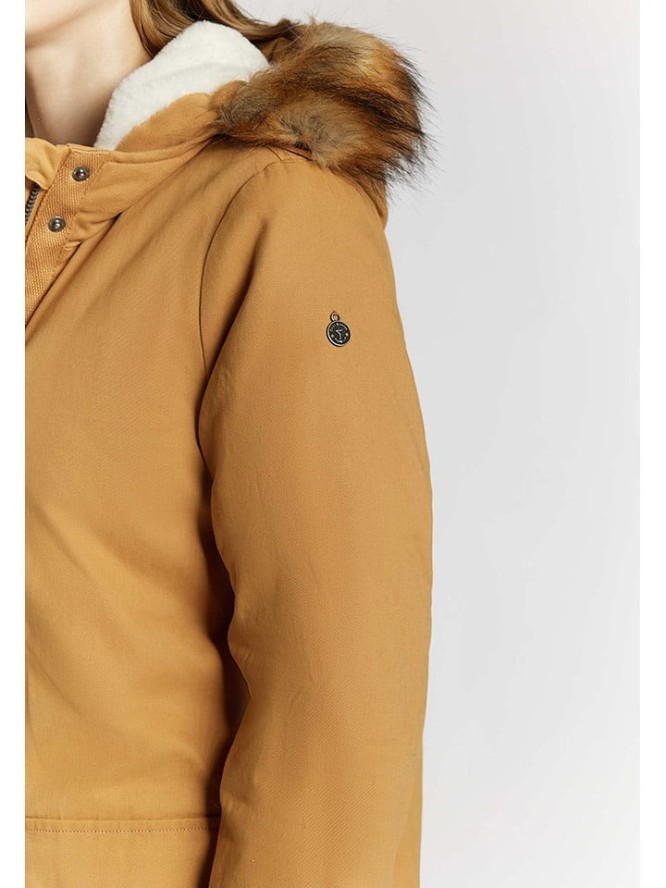 Schmuddelwedda Parka zimowa w kolorze jasnobrązowym rozmiar: L