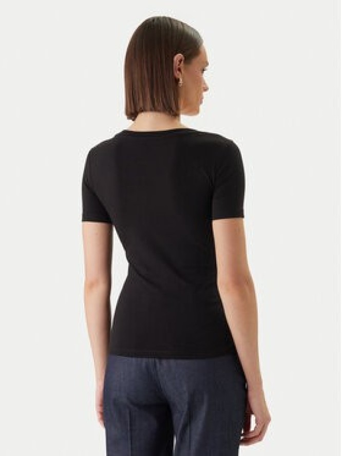 Just Cavalli T-Shirt 80PAHT02 CJ502 Czarny Slim Fit